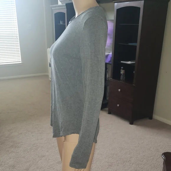 Ann Taylor s soft smooth jersey knit exposed back zip - Picture 4 of 6